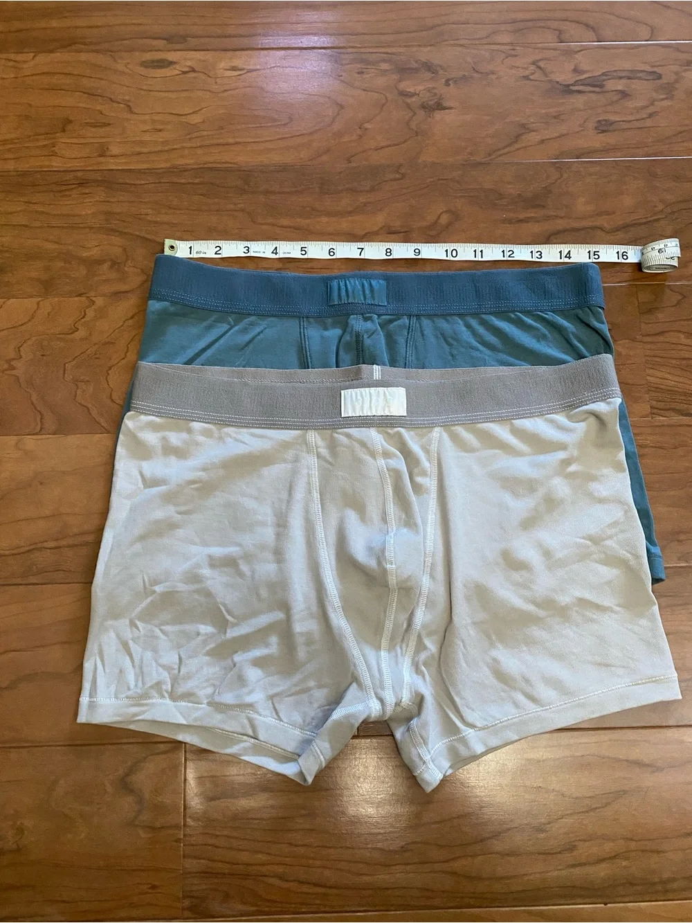 SKIMS Men's Boxer Briefs - Teal & Light Taupe